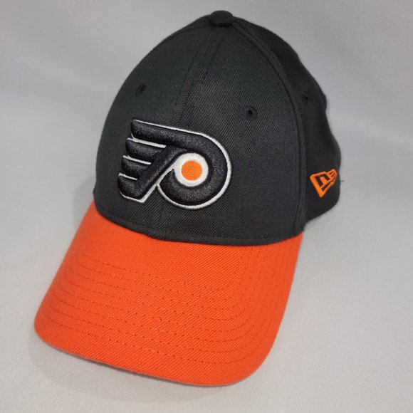 New Era Accessories | Nhl Philadelphia Flyers New Era Fitted Hat Mens Small Medium | Color: Black/Orange | Size: Small-Medium | Everything80s's Closet